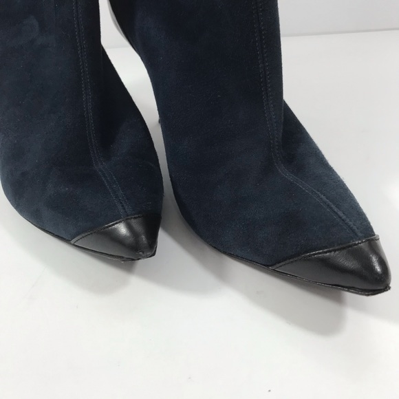 Holly would navy blue high ankle boot size 37 - Picture 3 of 8